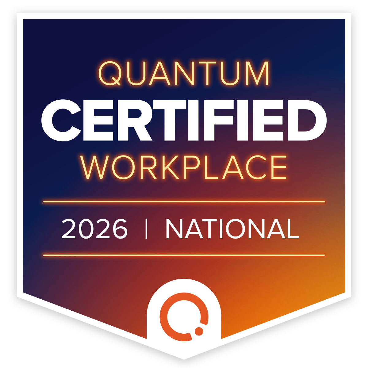 Quantum Certified Workplace Badge - National